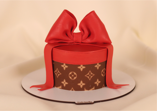 Mini tort mango ”Louis Vuitton” roșu