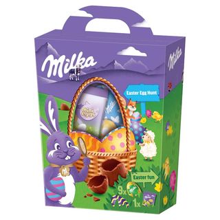 Milka Easter Egg Hunt Mieszanka jajek z czekolady mlecznej 162 g (10 sztuk)