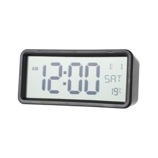 მაღვიძარა/Large Screen Electronic Alarm Clock (Black)