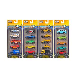 პატარა მანქანების ნაკრები 5 ცალი Teamsterz