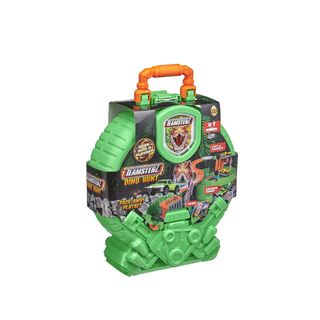 მანქანების სადგომი ბორბალი 1 მანქანით Dino Hunt Packaway Wheel Playset with Car Teamsterz HTI Toys