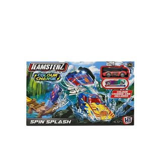 ტრასა მანქანით, ცვალებადი ფერით Spin Splash Track Set Colour Change Teamsterz HTI Toys
