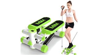 Hidraulični steper sa elastičnim eskanderima, 2 u 1 sprava za vežbanje