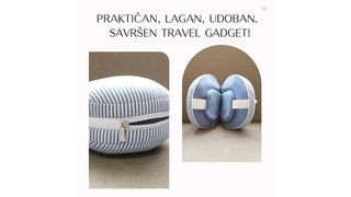 Putni set za spavanje, plavi 2 u 1