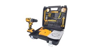 Set alata sa AKU bušilicom i dve baterije, 21V