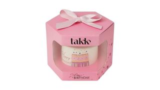 Happy birthday / srećan rođendan šolja u slatkom pakovanju sa mašnicom