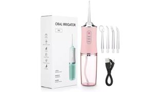 Oralni irigator za negu zuba, roze