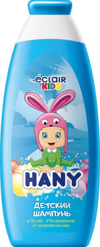 ეკლარი შამპუნი 7839 საბავშვო Hany ცისფერი 240მლ *