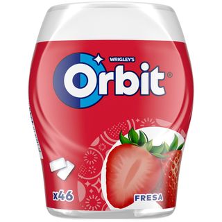 Orbit Chicle Fresa Bote 46u