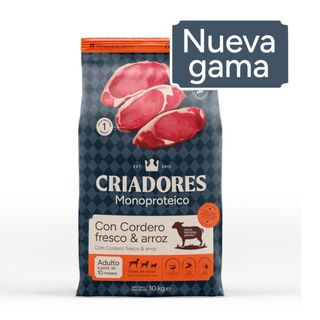 Criadores Monoproteico Adulto con Cordero pienso para perros 2.5Kg