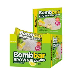 BOMBBAR "BROWNIE" ბრაუნის ორცხობილა ლიმონის ტარტი ყაყაჩოს მარცვლებით 50გრ