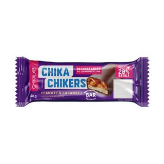 ChikaLab CHIKA CHIKERS პროტეინ ბარი არაქისით და კარამელით 40გრ.