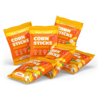 SNAQ FABRIQ CORN STICKS სიმინდის ჩხირები გლუტენის გარეშე, ოთხი ყველით 60გრ