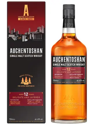 Віскі Ошентошен / Auchentoshan, 12 років, 40%, 0.7л