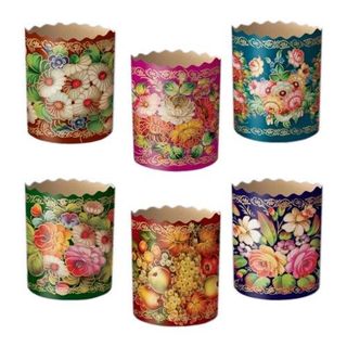 Форма для пасок 70*85 мм Жостово мікс