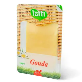 LATTI Cascaval Gouda feliat 45%.