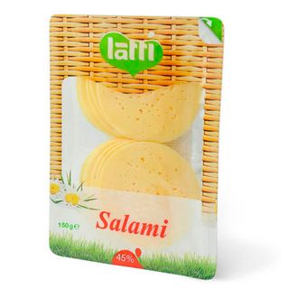 LATTI Cascaval Salami feliat 45%.