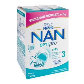 НАН 3 1000Г OPTIPRO МОЛ.СМЕСЬ (2Х500) 7296 3099