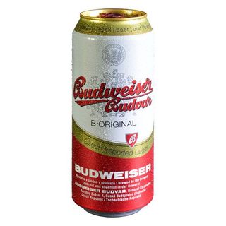 Пиво Budweiser Budvar світле фільтроване з/б 5% 0.5 л