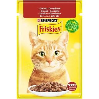Hr. za mačke Friskies CiG Beef Pouch 85g*3