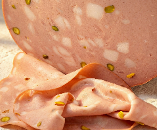 100g Szynka włoska Mortadella Bologna IGP