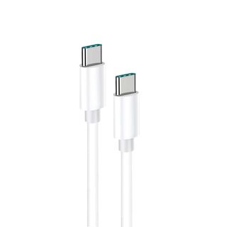 Cable de Carga Rápida de 2 metros Blanco - Cable Tipo C a Tipo C
