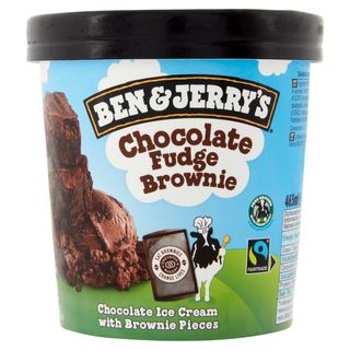 Ben & Jerry's Gelado Chocolate Fudge Brownie Copo 465ml
