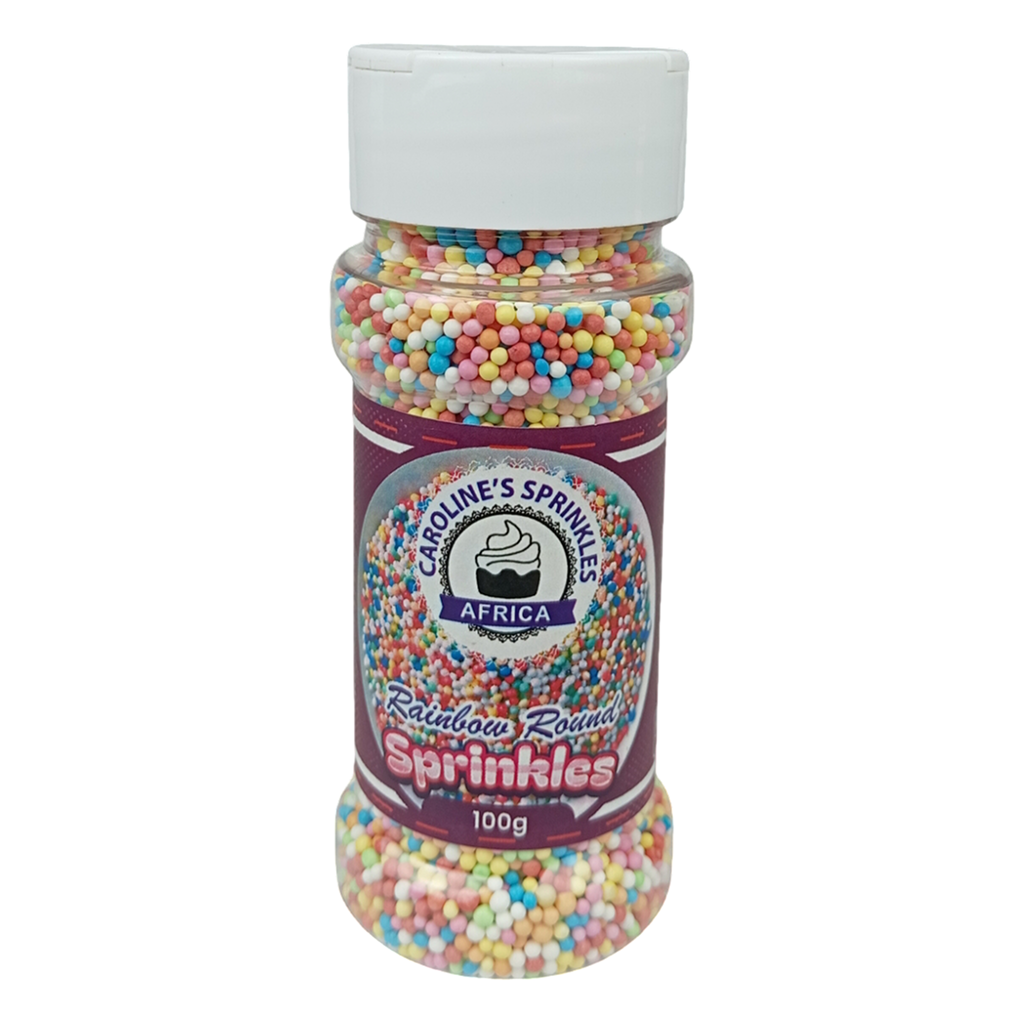 CAROLINE'S Rainbow Round Sprinkles, 100g