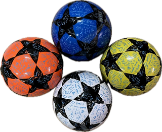 Ballon de Football Design Étoiles existe en plusierus couleurs