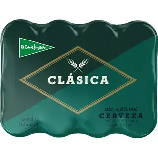 El Corte Ingles Cerveza Rubia Clásica Tipo Lager Pack 12 Carga02 33Cl
