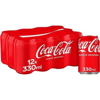 Coca Cola Refresco Cola Pack 12 Latas 33 Cl