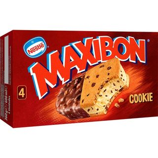 Nestle Maxibon Cookie Pack 4 Uds 150 Ml