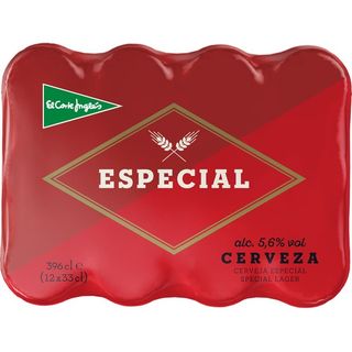El Corte Ingles Cerveza Rubia Especial Tipo Lager Pack 12 Carga02 33Cl