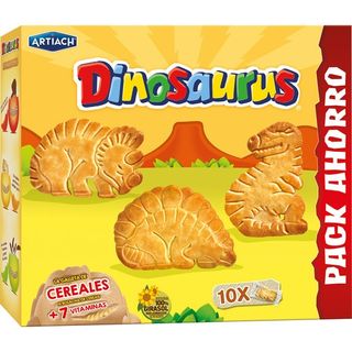 Dinosaurus Galletas Dinosaurus Con Cereales Caja 411 Grs