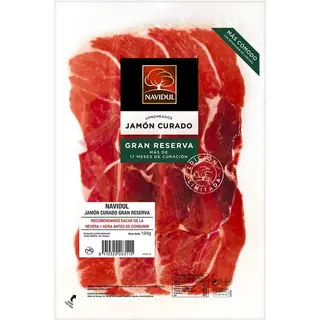 Navidul Jamon Curado Gran Reserva En Lonchas Envase 104 Grs
