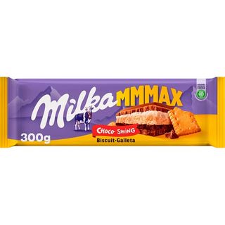 Milka Chocolate Relleno De Galleta Tableta 300 Grs
