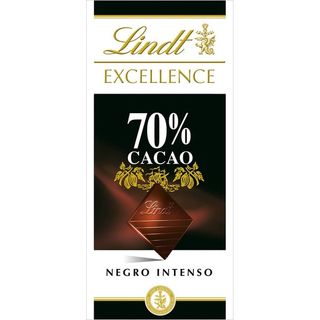 Lindt Excellence Chocolate Negro 70% Cacao Tableta 100 Grs