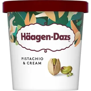 Haagen-Dazs Helado De Crema Y Pistacho Caramelizado Y Trocitos De Almendras Tarrina 420 Ml