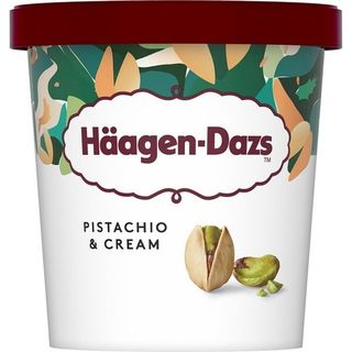 Haagen-Dazs Helado De Crema Y Pistacho Caramelizado Y Trocitos De Almendras Tarrina 420 Ml