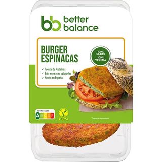 Campofrio Vegalia Burger Vegetariana De Espinacas Envase 160 Gr