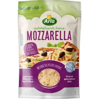 Arla Queso Rallado Finello Mozzarella Sobre 150 Grs