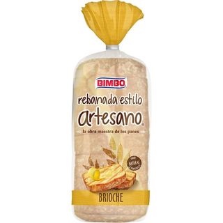 Bimbo Pan Rebanada Artesana Brioche Bolsa 550 Gr