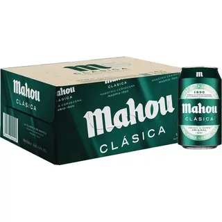 Mahou Cerveza Clasica Pack 12 Latas 33 Cl