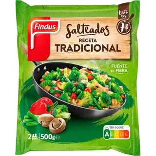 Findus Salto Salteado Tradicional Bolsa 500 Grs