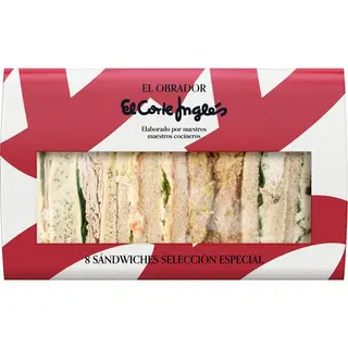 Calidad Artesana Sandwiches Selección Especial 8 Unidades Estuche 800G