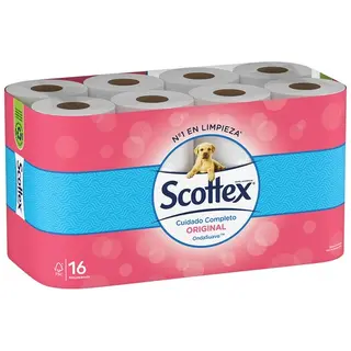 Scottex Papel Higienico Original Paquete 16 Uds