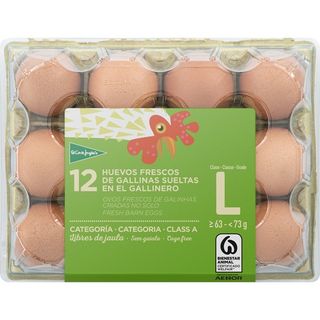 Aliada Huevos De Gallinas Criadas En Suelo Categoría A Clase L Estuche 12C12