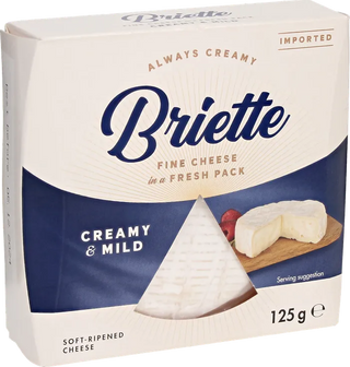 Briette Mild Ekstra Masni Meki Sir Sa Belom Plesni 60% M.M. 125G