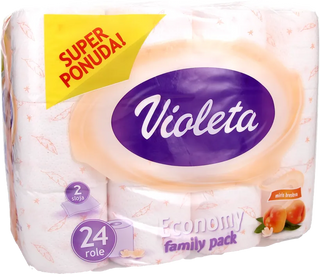 Violeta Toaletni Papir 24/1 2 Sloja Breskva