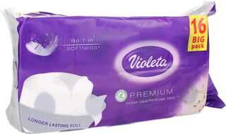 Violeta Toaletni Papir 16/1 3 Sloja Bez Boje I Mirisa